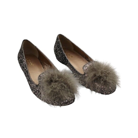 Kenneth Cole Reaction Gold Flats - Picture 1 of 7